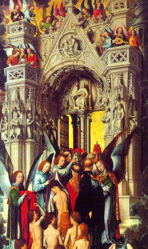 Hans Memling The Last Judgement Triptych Spain oil painting art